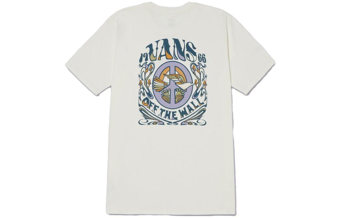 (WMNS) Vans Peace GFX Tee 'Off White' VN00092ZFS8