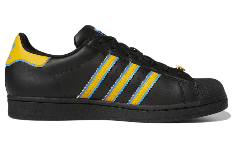 adidas Superstar 'Black Gold Blue' FZ5892