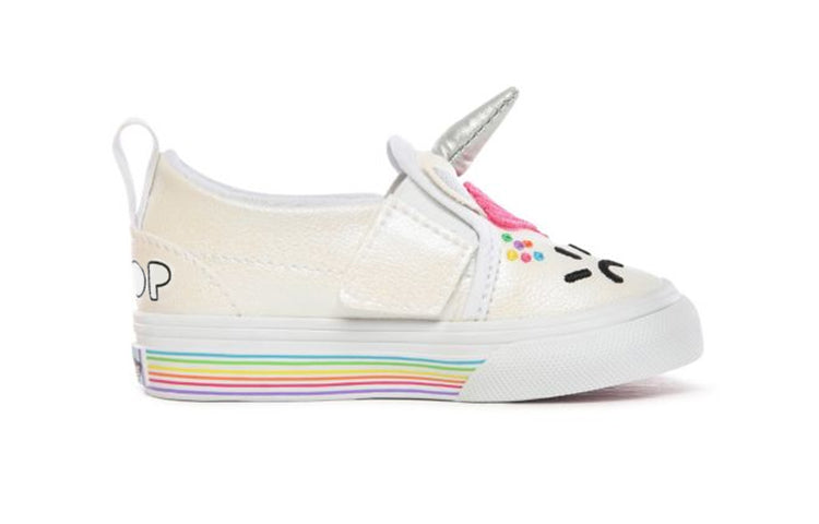 Vans Flour Shop x Slip-On V 'White Pink' VN0A54EW2JQ