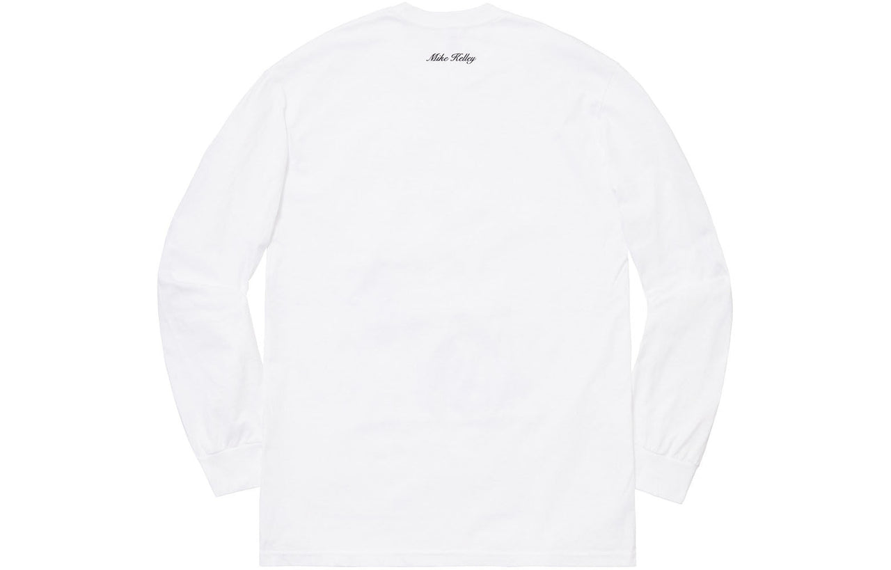 Supreme FW18 Mike Kelley AhhYouth LS White Tee SUP-FW18-307