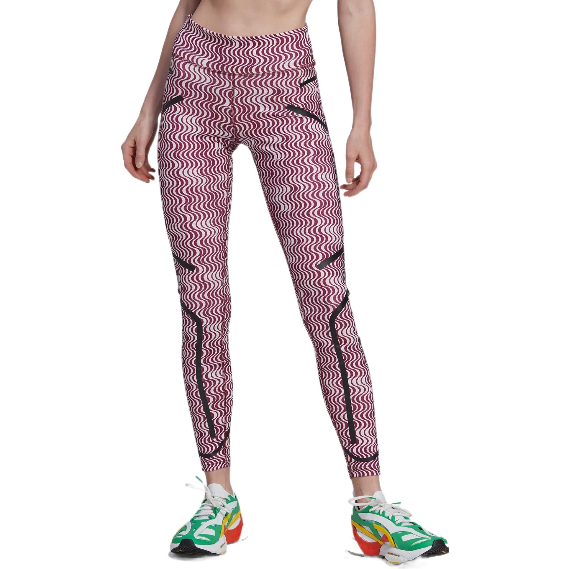 (WMNS) adidas by Stella McCartney TruePurpose Printed Training Leggings Asia Sizing 'Red White' HG6885