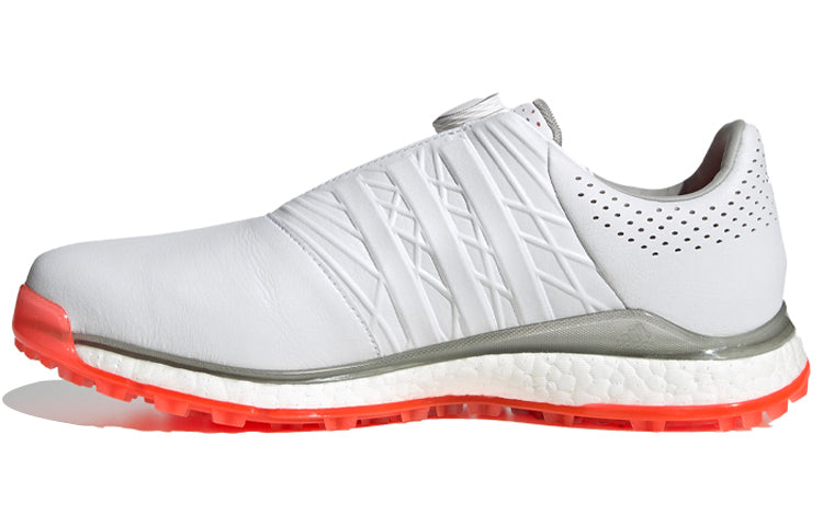 adidas Tour360 XT-SL Boa 2.0 Golf Shoes 'Cloud White Silver Metallic Solar Red' EG4880