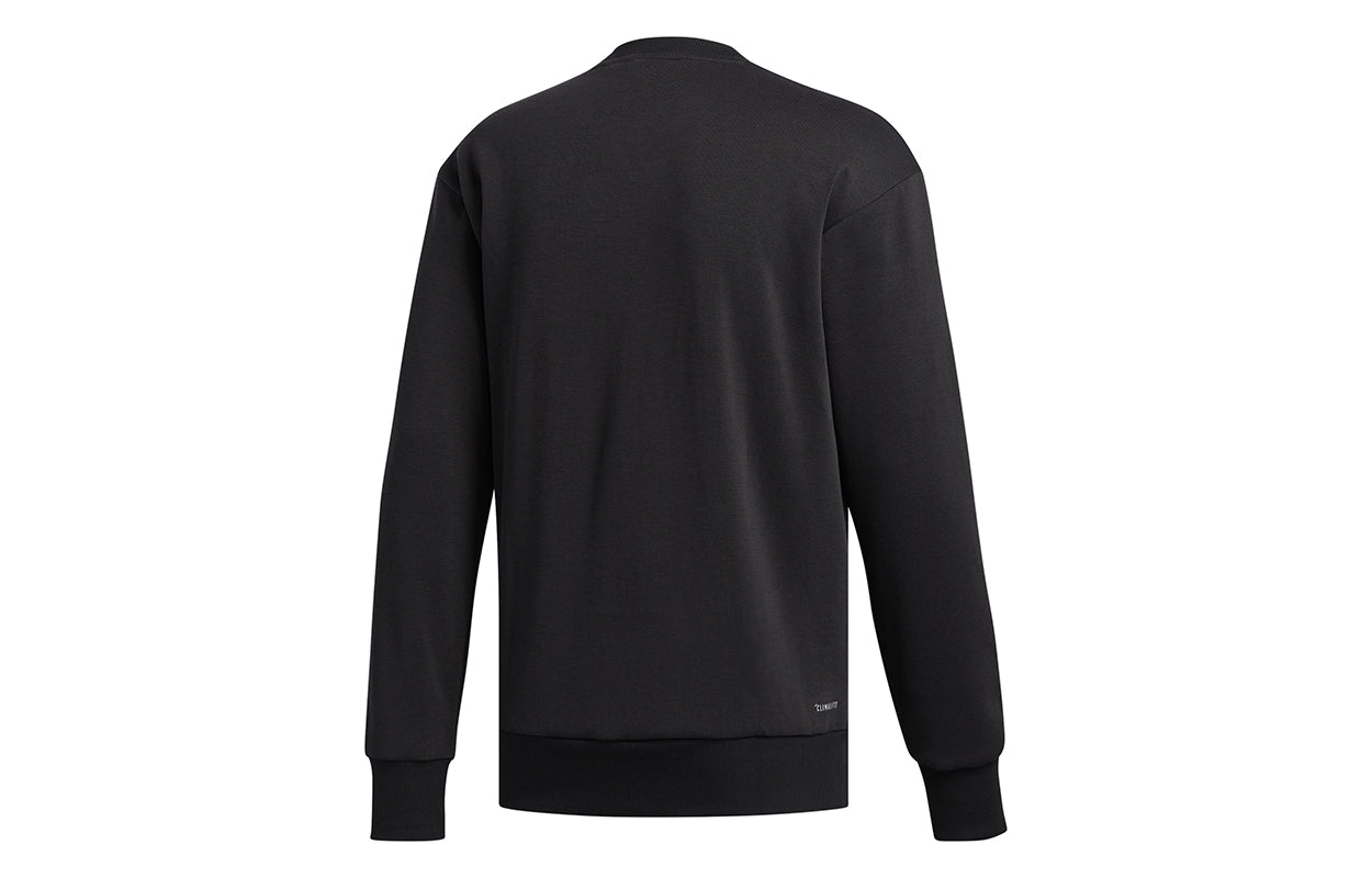 adidas Ros Crew Winter Basketball Sports Pullover Black FM0022