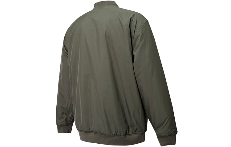 Men's Vans Reversible Lamb's Wool Long Sleeves logo Sports Jacket Military Green VN0A5KLN0CT