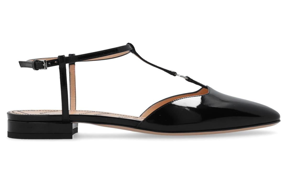 (WMNS) Gucci New Denim Ballerina Flats 'Black' 754136-BNC00-1000