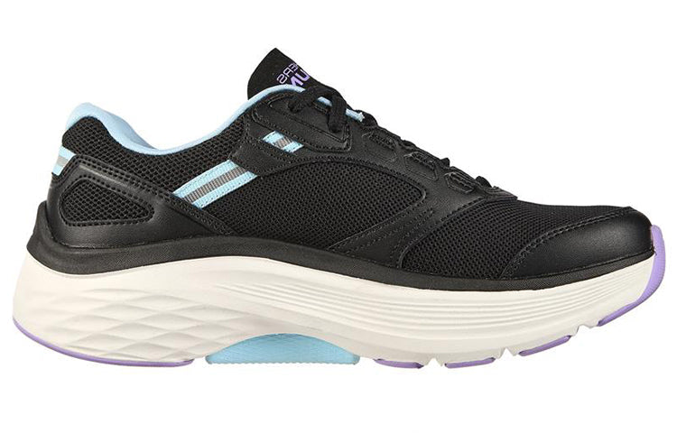 (WMNS) Skechers Max Cushioning Arch Fit Low-Top Running Shoes Black 128301-BKAQ