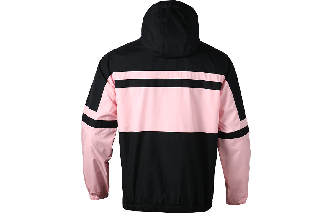 Nike Paris Saint-Germain Colorblock waterproof Hooded Jacket Pink Red Pinkred CZ0955-658