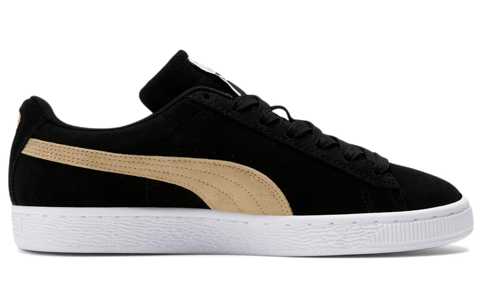 (WMNS) PUMA Suede Classic T7 'Black Light Sand' 390067-02