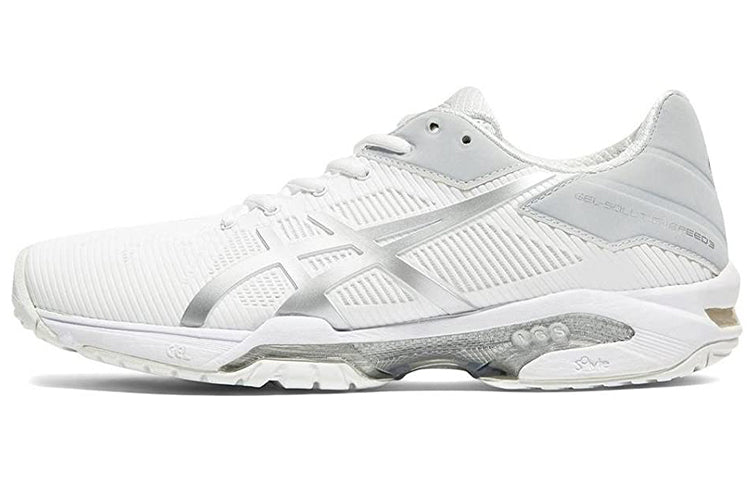 (WMNS) ASICS Gel-Solution Speed 3 White/Silver E650N-0193