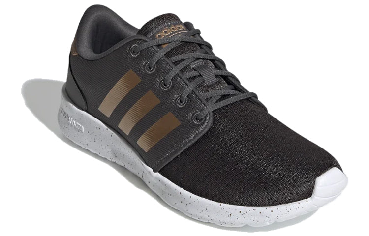 (WMNS) adidas neo Qt Racer Black/Gold EG8480