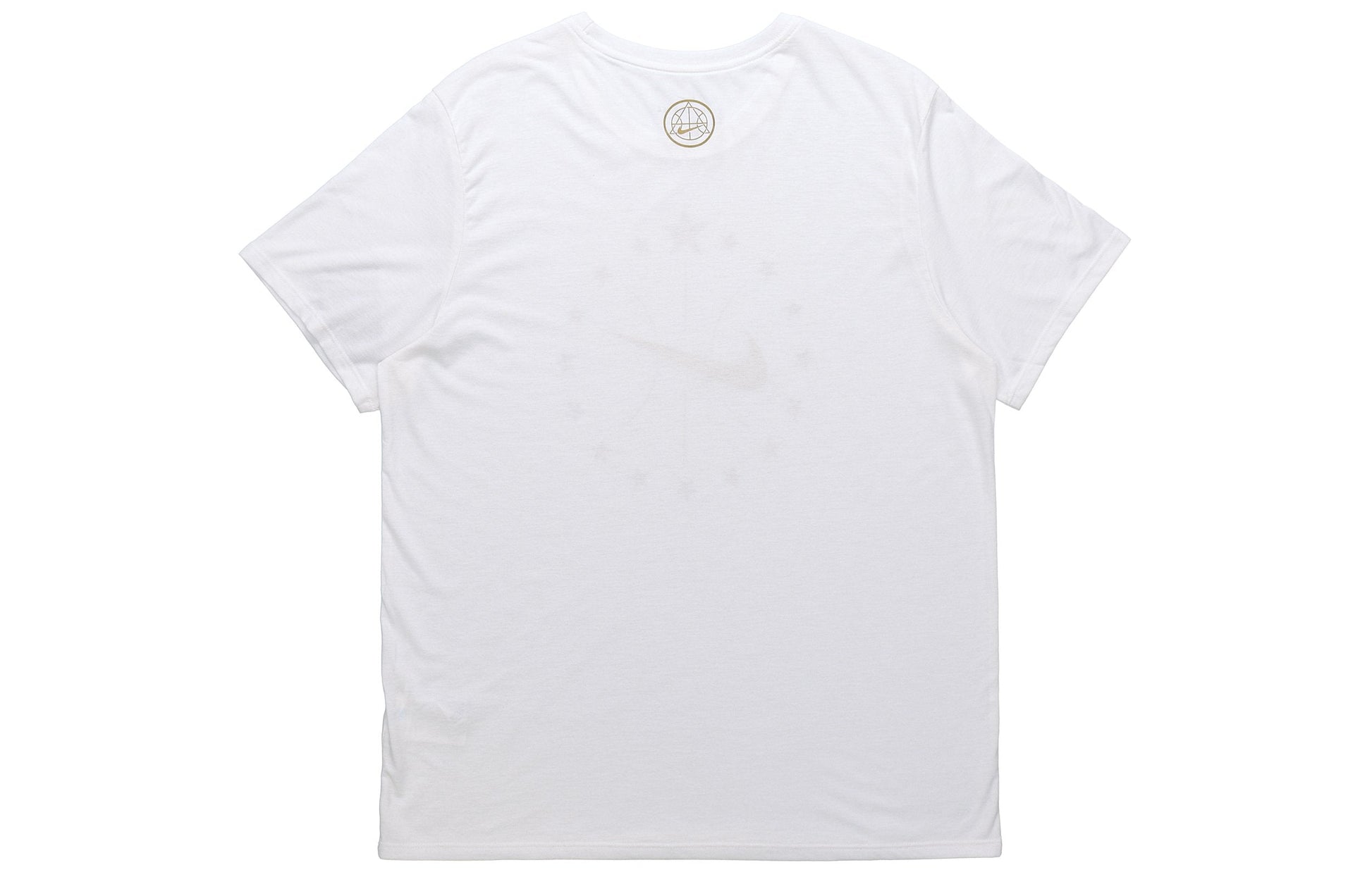 Nike Bronzing Logo Sports Quick Dry Basketball Short Sleeve White 913343-100