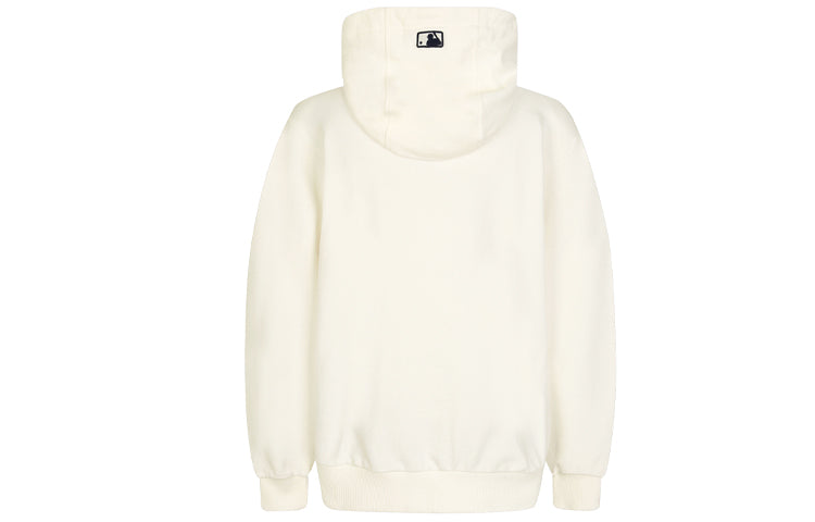 MLB Embroidered Small Label Logo hooded Loose Embroidered Athleisure Casual Sports Long Sleeves Unisex White 31HD01941-50I