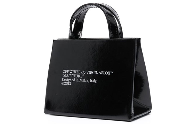 (WMNS) Off-White Baby Box Logo Handbag Mini Black OWNA106R21LEA0011001