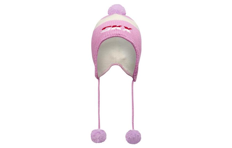 (GS) Skechers SKX Woven Knitted Beanie 'Pink White' P422K011