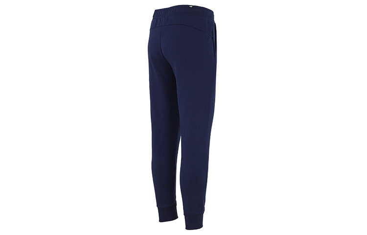 PUMA Ess Logo Pants Fl Cl Pants 'Navy' 846385-06