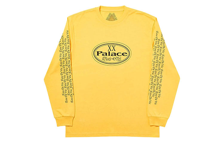 PALACE Triangle Casual Cozy Round Neck Yellow P18LS009