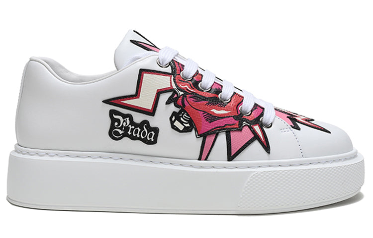 (WMNS) PRADA Graphic Rose Platform Sneakers 'White Multi-Color' 1E806L_3L2C_F0009_F_045