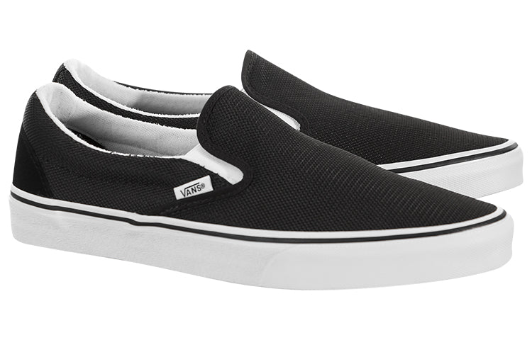 Vans Classic Slip-On Casual Skateboarding Shoes Unisex Black VN0A38F7VMJ