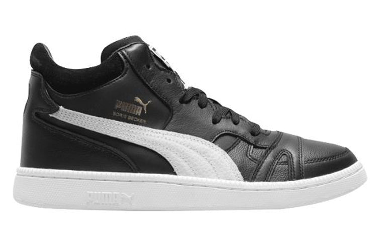 PUMA Becker Mid Retro Mid Tops Casual Skateboarding Shoes Black White 363880-09