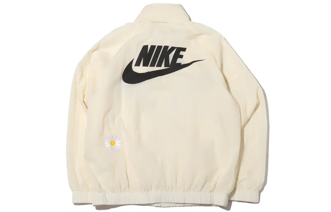 Nike Casual Sports Stand Collar Jacket Creamy White DM5021-113
