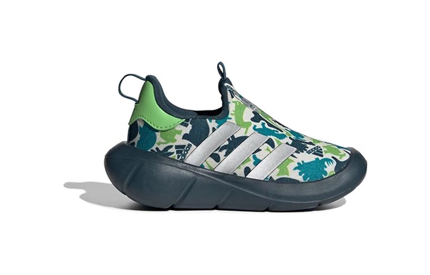 (TD) adidas Monofit Slip-On Shoes 'Grey Silver Semi Lucid Lime' ID9645