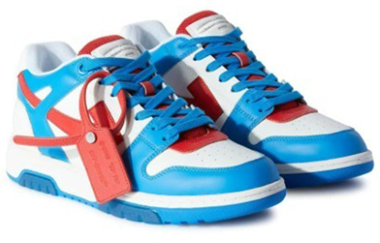Off-White Out Of Office Low-Top Sneaker 'Blue White Orange' OMIA189S23LEA0014510