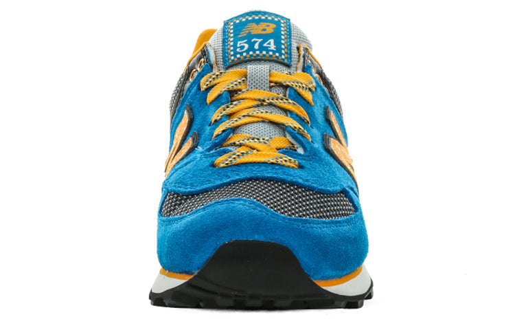 (WMNS) New Balance 574 Series Sneakers Blue/Yellow/Black WL574OIA