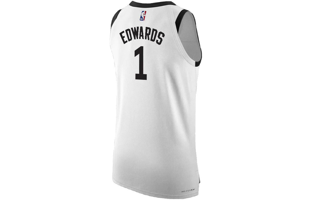 Nike x NBA MINNESOTA Edwards Jerseys T-Shirts 'White' DQ0252-100