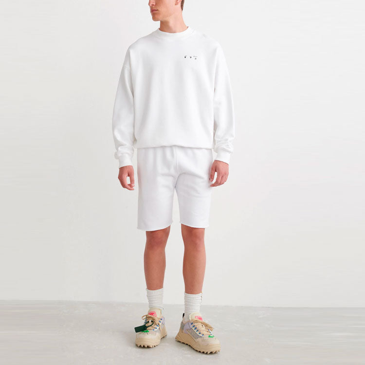 Off-White SS22 Sports Shorts Version White OMCI006C99FLE0050110