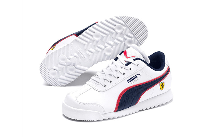 PUMA Scuderia Ferrari Roma Little Kids' Shoes White/Black/Red 339974-02