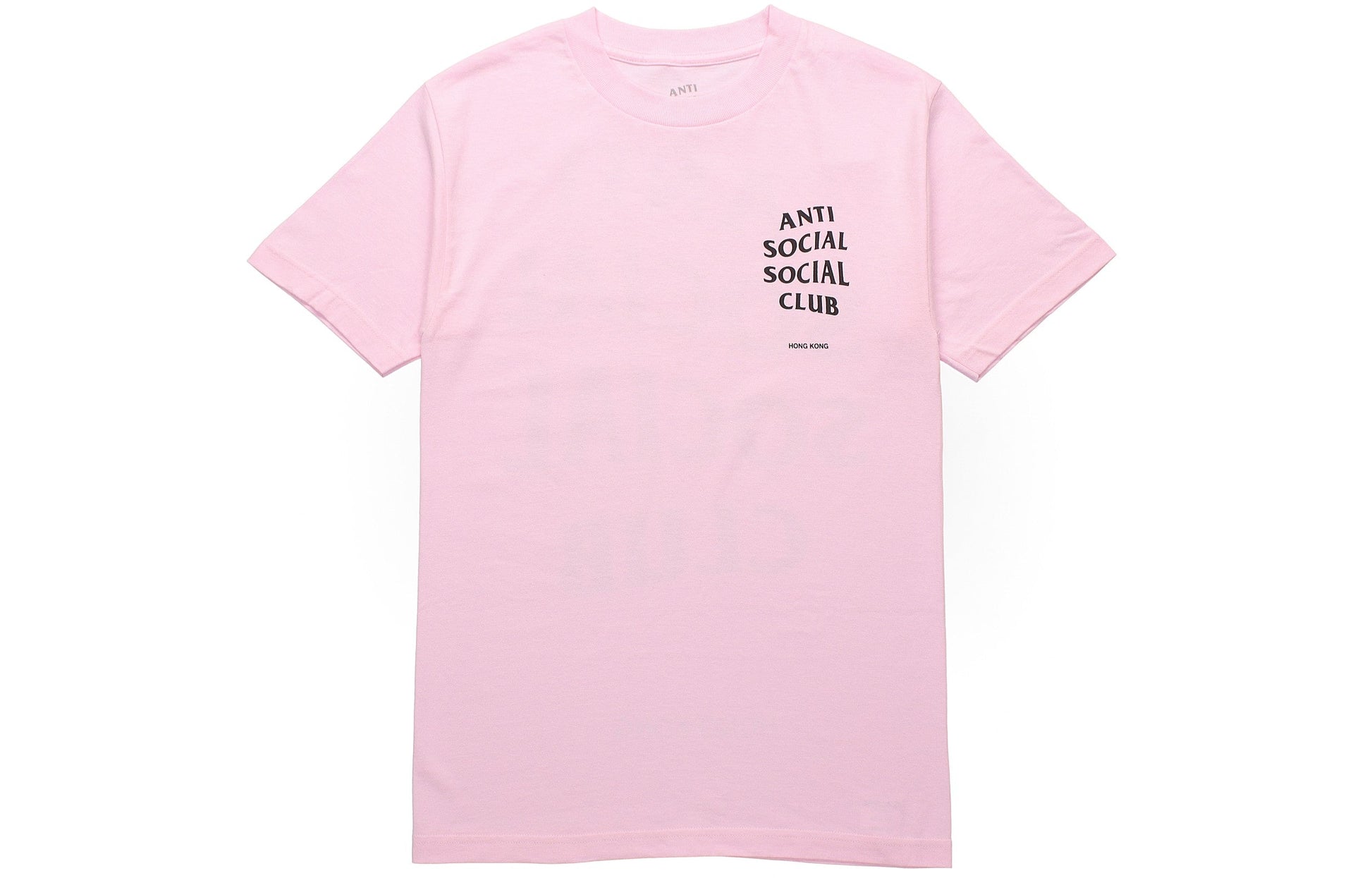 ANTI SOCIAL SOCIAL CLUB City Hong Kong Logo Short Sleeve Unisex Sakura Pink ASST267