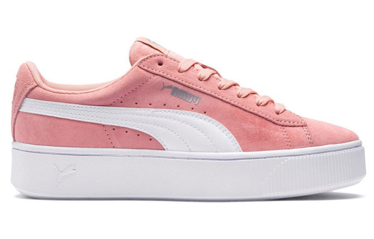(WMNS) PUMA Vikky Stacked Casual Board Shoes 'Peach Bud White' 369144-07
