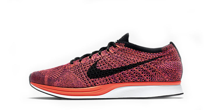 Nike Flyknit Racer 'Black Total Orange' 526628-006