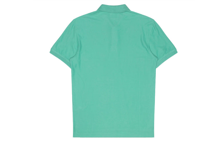 Men's Levis Lapel Embroidered Short Sleeve polo Light Green Polo Shirt 85896-0000