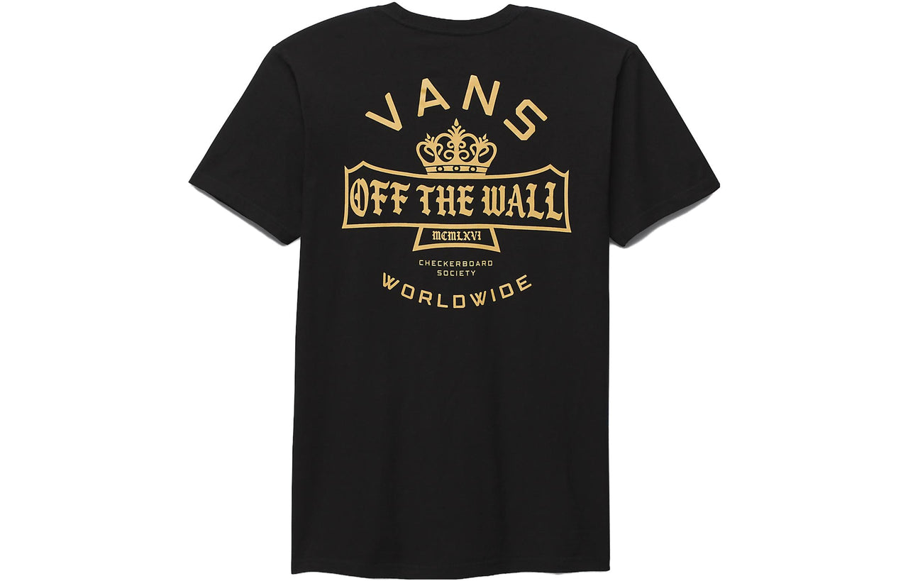 Vans Checkerboard Society T-Shirt 'Black' VN000F40BLK