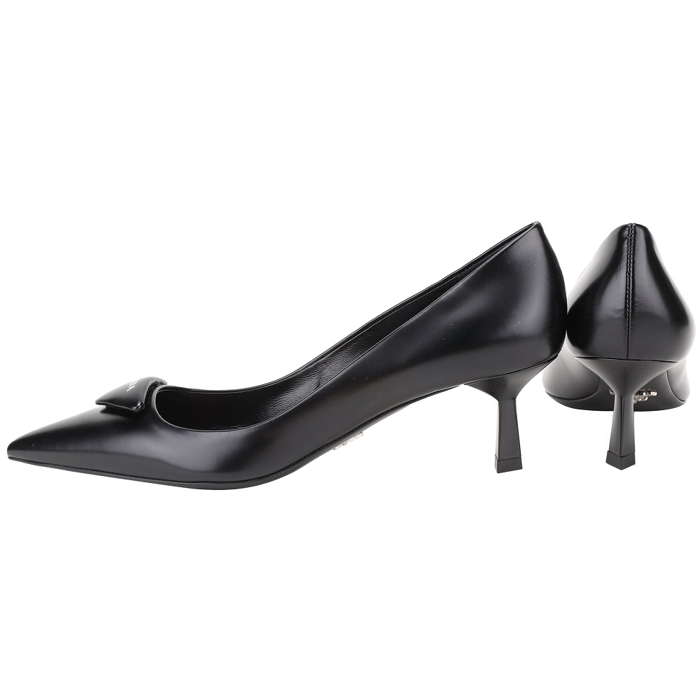 (WMNS) PRADA Spazzolato Heels 'Black' 1I928M_055_F0002_F_055