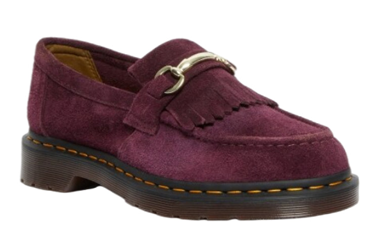 Dr.Martens Snaffle Suede Loafers 'Plum' 27425539