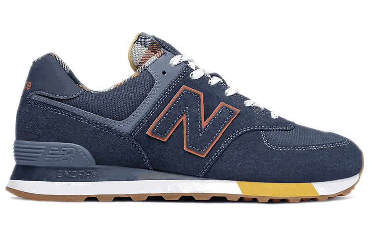 New Balance 574 Series Breathable Wear-resistant Non-Slip Retro Blue ML574HMK