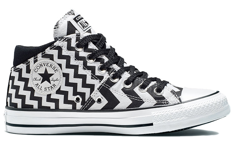 (WMNS) Converse Chuck Taylor All Star Madison Mid 'Zigzag - Black White' 565388F