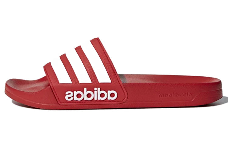 adidas Adilette CloudFoam Slides 'Scarlet' AQ1705