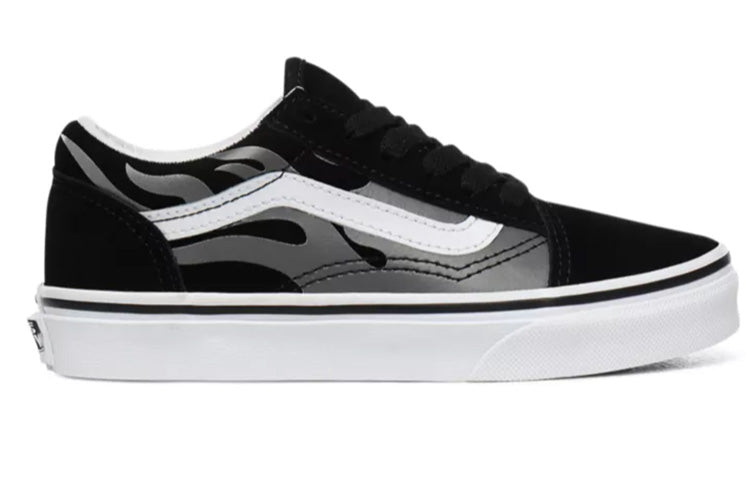Vans Suede Flame Old Skool 'Black Grey' VN0A4UHZWKJ