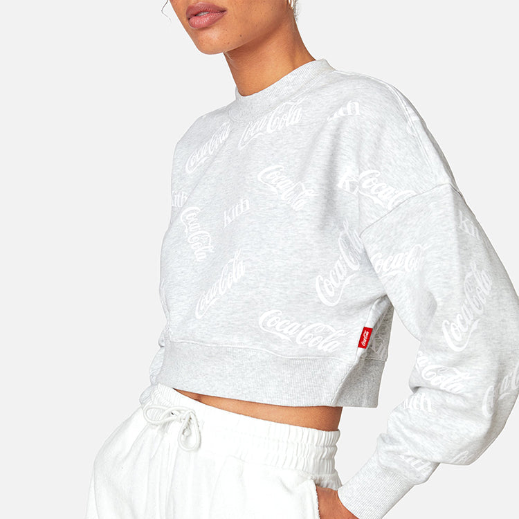 KITH x Coca Cola Crossover Full Print Short Round Neck Gray KHW2135-105