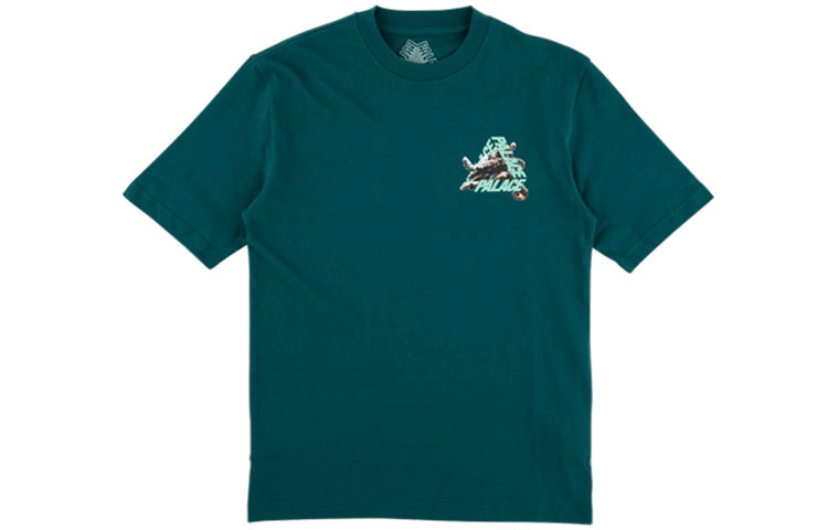 PALACE Octo T-Shirt Back Printing Pattern Short Sleeve Unisex Forest Green P15TS160