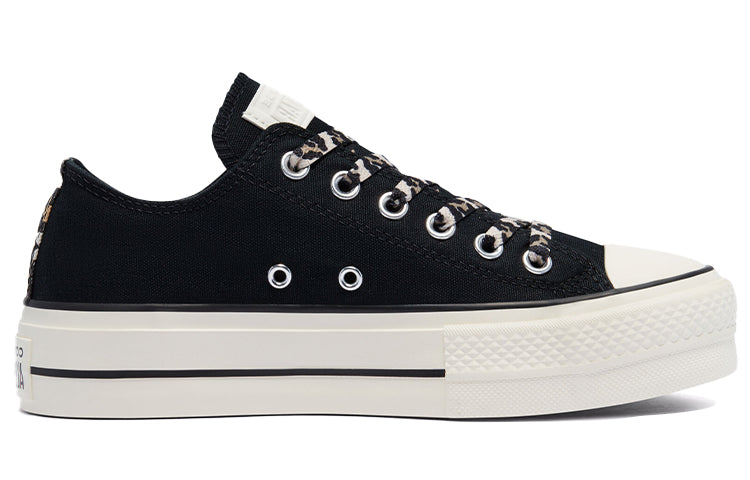 (WMNS) Converse Chuck Taylor All Platform Low 'Black Leopard' 570773C
