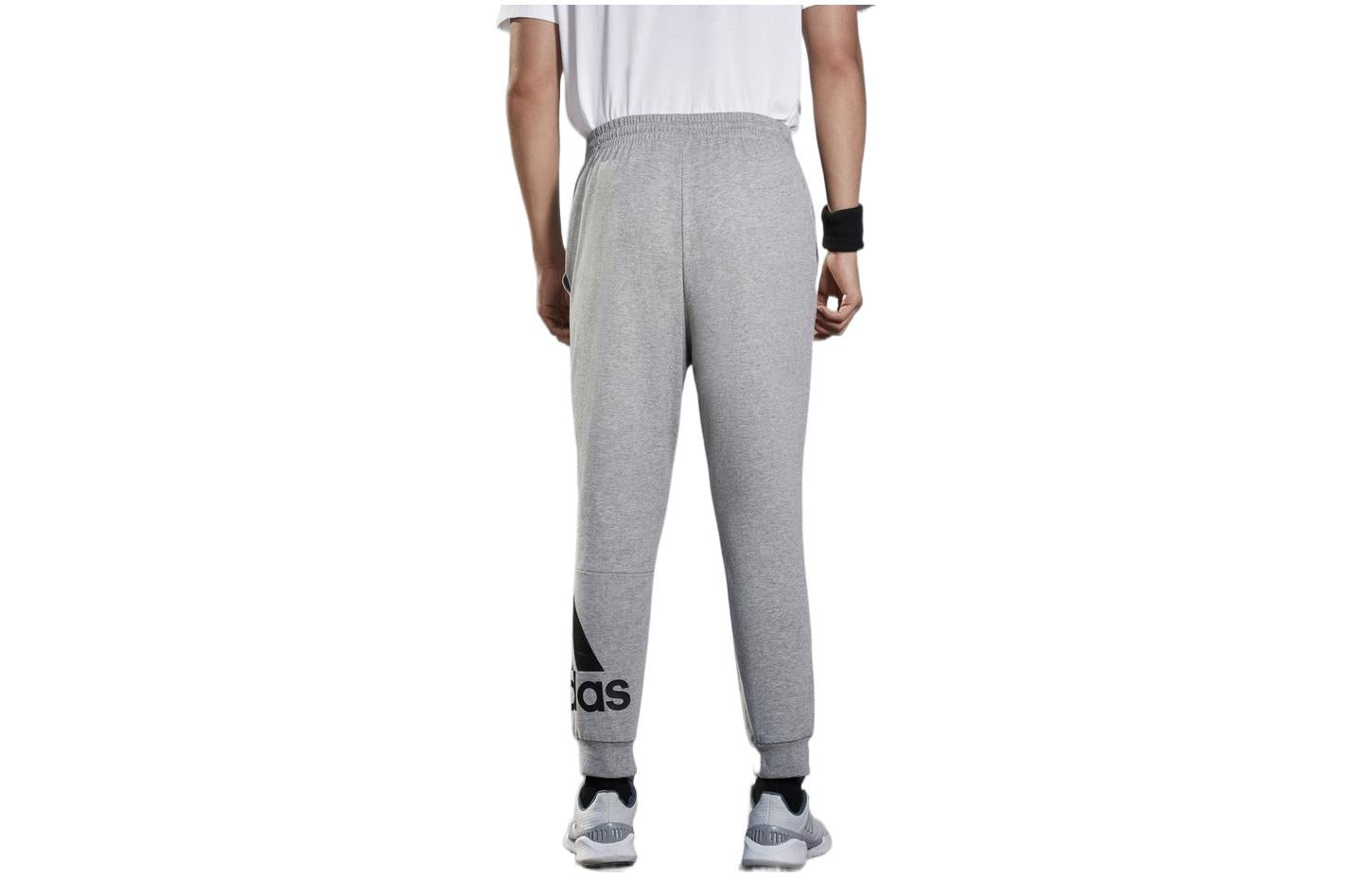 Men's adidas Pants Large Logo Sports Pants/Trousers/Joggers Gray HE1826