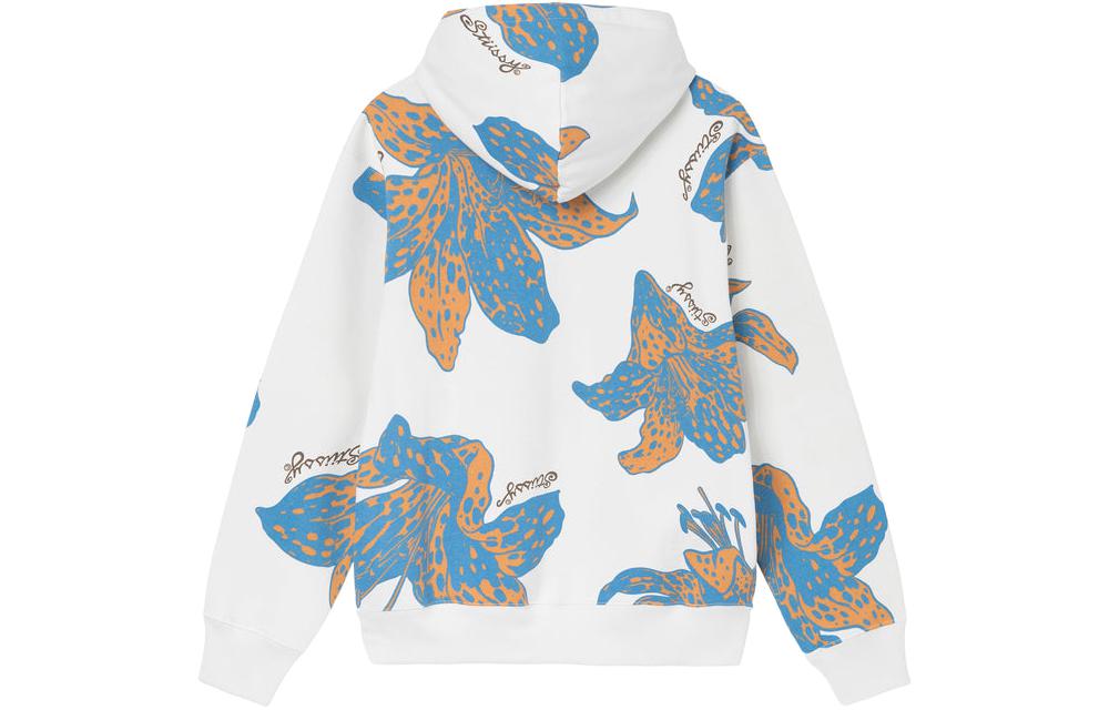 Stussy SS22 Floral Flowers Printing Unisex White 118486