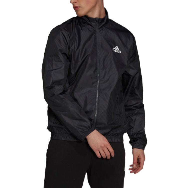 adidas Sportswear Graphic Track Jacket 'Black' H18415