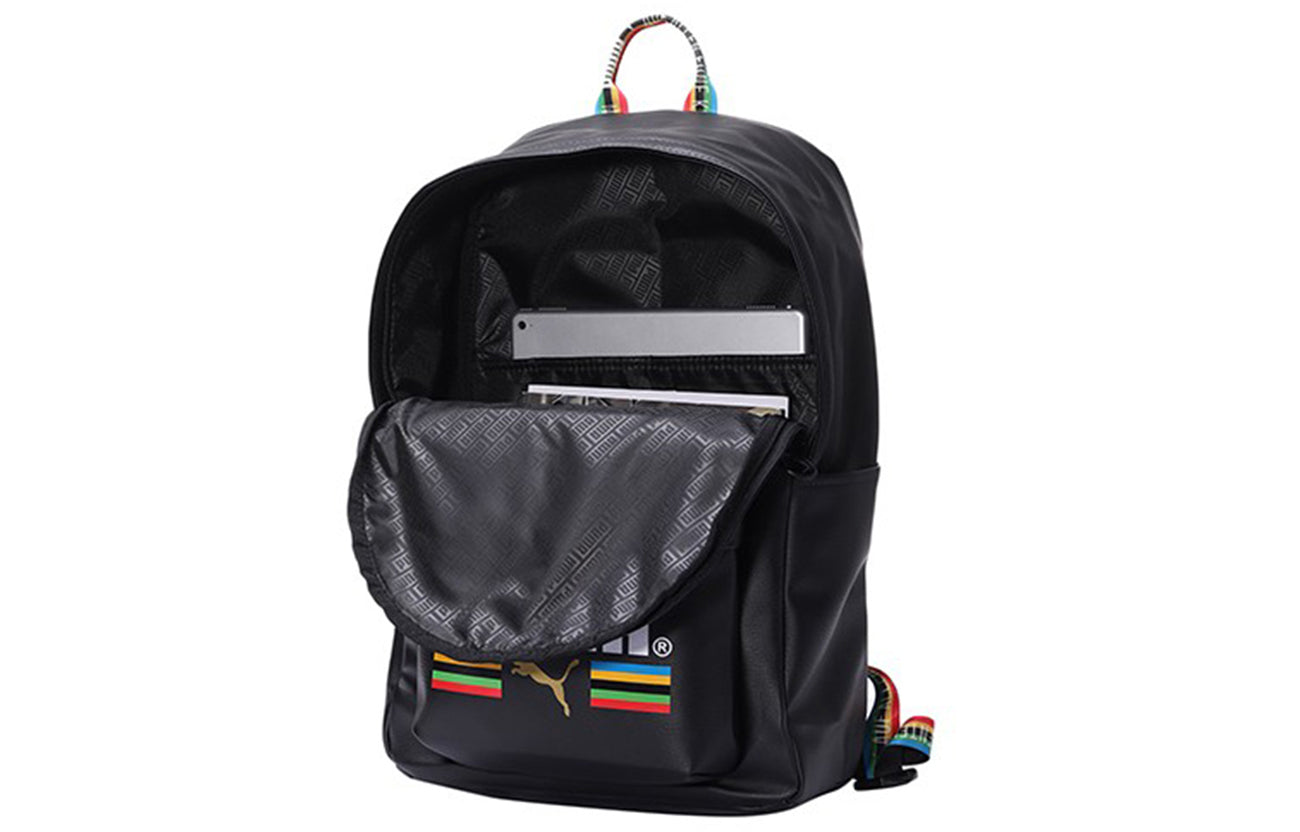 PUMA Originals PU Tailored for Sport Backpack 'Black White Yellow' 077783-01
