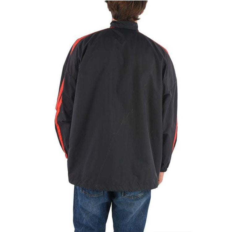 Balenciaga Double Sleeve Zip-Up Jacket 'Black' 602278TG0114100