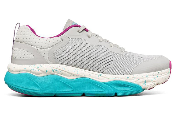 (WMNS) Skechers Max Cushioning Ultimate Low-Top Grey/Blue 128266-GYMT